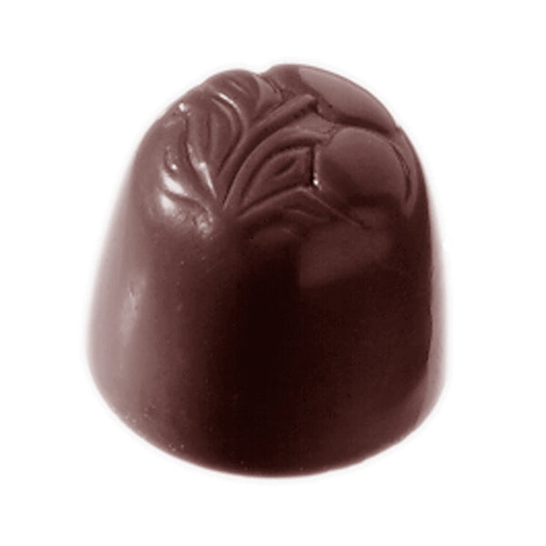 Chocolate World Cherry Polycarbonate Chocolate Mold – 1.18 in diameter x 0.87 in, 21 Cavities