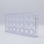 Chocolate World Cherry Polycarbonate Chocolate Mold – 1.18 in diameter x 0.87 in, 21 Cavities