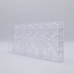 Chocolate World Christmas Assortment (3 Figures) Polycarbonate Chocolate Mold – ~1.57 x 1.57 x 0.79 in, 9 Cavities