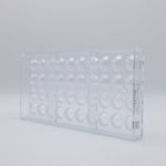 Chocolate World Half Sphere Ø20mm Polycarbonate Chocolate Mold – 0.79 in diameter x 0.39 in, 40 Cavities