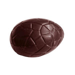 Chocolate World Egg Kroko (Crocodile Texture) 29mm Polycarbonate Chocolate Mold – 1.14 x 0.83 x 0.39 in, 24 Cavities