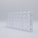 Chocolate World Egg Kroko (Crocodile Texture) 29mm Polycarbonate Chocolate Mold – 1.14 x 0.83 x 0.39 in, 24 Cavities