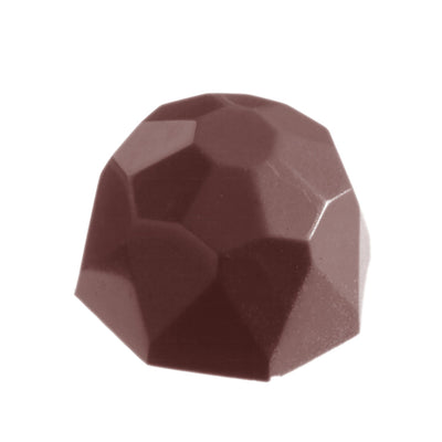 Chocolate World Diamond (Small) Polycarbonate Chocolate Mold – 1.12 x 1.12 x 0.71 in, 24 Cavities