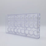 Chocolate World Diamond (Small) Polycarbonate Chocolate Mold – 1.12 x 1.12 x 0.71 in, 24 Cavities