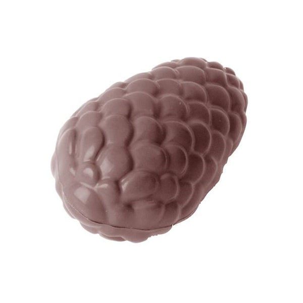 Chocolate World Pine Cone Polycarbonate Chocolate Mold – 1.18 x 0.79 x 0.59 in, 21 Cavities