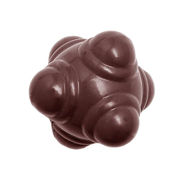 Chocolate World New Atomium Polycarbonate Chocolate Mold – ~1.97 x 1.97 x 1.97 in, 6 Cavities