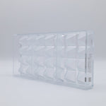 Chocolate World Pyramid Polycarbonate Chocolate Mold – 1.18 x 1.18 x 0.98 in, 21 Cavities
