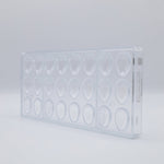 Chocolate World Smooth Egg 33mm Polycarbonate Chocolate Mold – 1.30 in diameter x 0.87 in, 32 Cavities