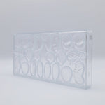 Chocolate World Seafood (9 Figures Assortment) Polycarbonate Chocolate Mold – ~1.38 x 0.98 x 0.31 in, 27 Cavities