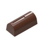 Chocolate World Buche Line Polycarbonate Chocolate Mold by Ernst Knam – 4.53 x 0.94 x 0.59 in, 12 Cavities