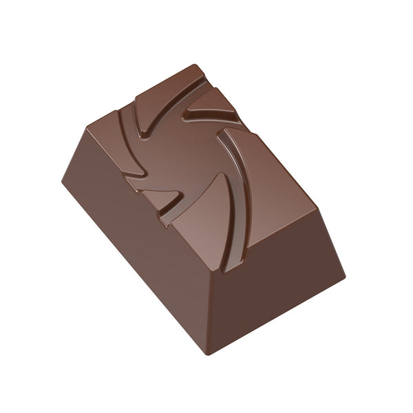 Chocolate World Diaphragm Polycarbonate Chocolate Mold by Arthur Tuytel – 1.28 in diameter x 0.59 in, 21 Cavities