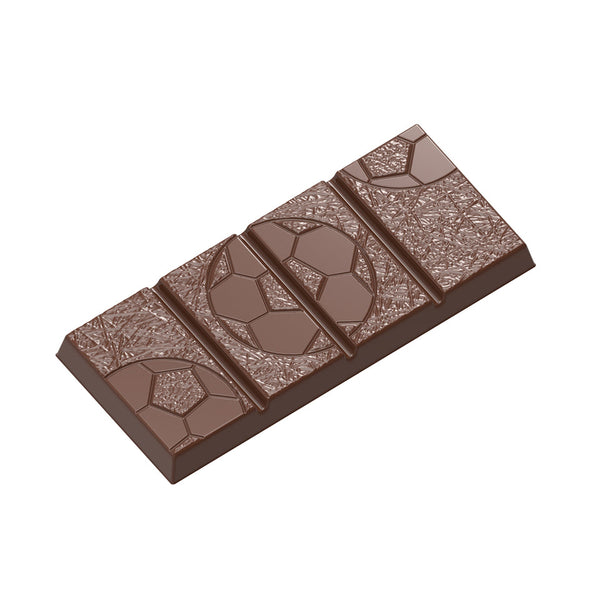 Chocolate World Tablet Football Polycarbonate Chocolate Mold – 4.65 x 1.97 x 0.31 in, 4 Cavities