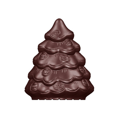 Chocolate World Christmas Tree (Praline) Polycarbonate Chocolate Mold – ~1.18 x 0.87 x 0.59 in, 21 Cavities
