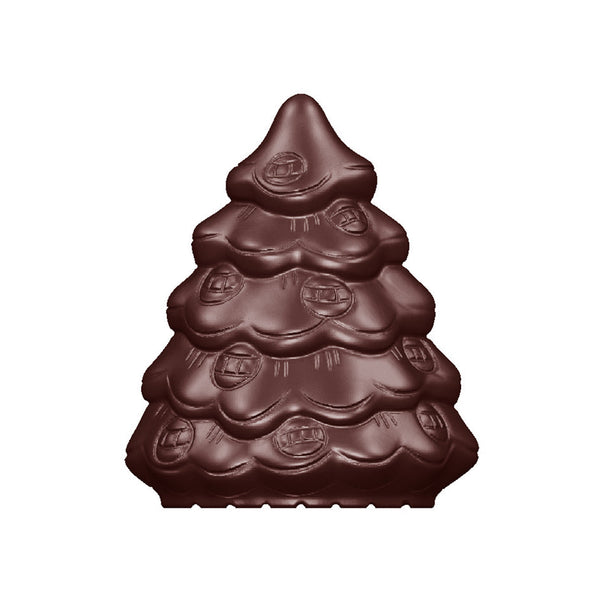 Chocolate World Christmas Tree (Praline) Polycarbonate Chocolate Mold – ~1.18 x 0.87 x 0.59 in, 21 Cavities