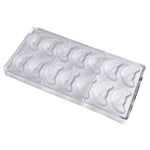 Chocolate World Croissant Polycarbonate Chocolate Mold – ~1.97 x 0.98 x 0.59 in, 12 Cavities