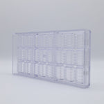 Chocolate World Praline Steps Polycarbonate Chocolate Mold – 1.34 x 0.94 x 0.47 in, 21 Cavities
