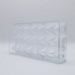 Chocolate World Pyramid Smooth Polycarbonate Chocolate Mold – 1.18 x 1.18 x 0.98 in, 21 Cavities