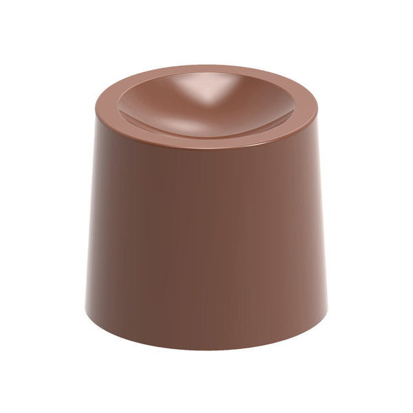Chocolate World Cylinder Polycarbonate Chocolate Mold – 0.89 in diameter x 0.79 in, 24 Cavities