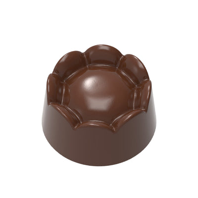 Chocolate World Cup Bottom HM005 Polycarbonate Chocolate Mold – ~1.77 x 1.77 x 0.39 in, 12 Cavities