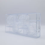 Chocolate World Cup Bottom HM005 Polycarbonate Chocolate Mold – ~1.77 x 1.77 x 0.39 in, 12 Cavities
