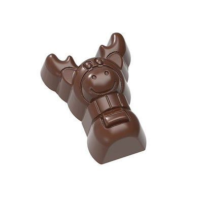 Chocolate World Moose Polycarbonate Chocolate Mold – 1.57 x 1.16 x 0.63 in, 24 Cavities