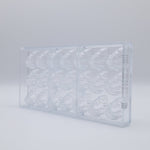Chocolate World Santa Claus Polycarbonate Chocolate Mold – ~2.17 x 3.54 x 1.18 in, 6 Cavities