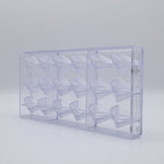 Chocolate World Davide Comaschi Polycarbonate Chocolate Mold – 1.26 x 1.50 x 0.89 in, 24 Cavities