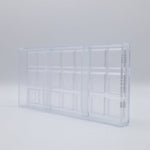 Chocolate World Caraque Sherazade Polycarbonate Chocolate Mold – ~3.15 x 1.97 x 0.20 in, 8 Cavities