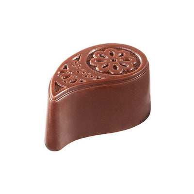Chocolate World Drop Sherazade Polycarbonate Chocolate Mold – 1.52 x 0.89 x 0.69 in, 18 Cavities