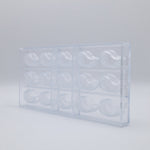 Chocolate World Drop Sherazade Polycarbonate Chocolate Mold – 1.52 x 0.89 x 0.69 in, 18 Cavities