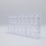 Chocolate World Diwali Flame Polycarbonate Chocolate Mold by Moksha Mangharam – ~1.18 x 0.98 x 0.59 in, 21 Cavities