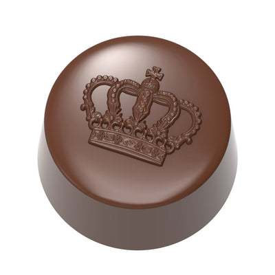 Chocolate World Chocolate Crown Polycarbonate Chocolate Mold – ~1.38 x 0.98 x 0.79 in, 21 Cavities