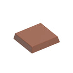 Chocolate World Space Alphabet Polycarbonate Chocolate Mold – 1.20 x 1.20 x 0.22 in, 26 Cavities