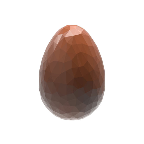 Chocolate World Egg Facet 33mm Polycarbonate Chocolate Mold – 1.30 x 0.89 x 0.65 in, 21 Cavities
