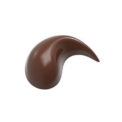 Chocolate World Praline Drop Polycarbonate Chocolate Mold by Frank Haasnoot – 1.50 x 0.96 x 0.53 in, 24 Cavities