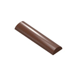 Chocolate World Buche Smooth Polycarbonate Chocolate Mold – 4.45 x 1.10 x 0.43 in, 7 Cavities