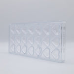 Chocolate World Heart Facet Double Polycarbonate Chocolate Mold – Recto/Verso Double Mold, 8 Complete 3D Hearts
