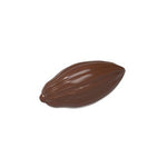 Chocolate World Mini Cocoa Bean Polycarbonate Chocolate Mold – 1.26 x 0.73 x 0.43 in, 35 Cavities