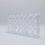Chocolate World Andrey Dubovik (Bubble) Polycarbonate Chocolate Mold by Andrey Dubovik – 1.44 x 1.08 x 0.65 in, 21 Cavities