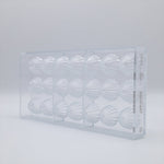Chocolate World The Juicer Polycarbonate Chocolate Mold by the Dutch Pastry Team – 1.28 in diameter x 0.61 in, 21 Cavities