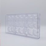 Chocolate World Lips Facet Polycarbonate Chocolate Mold – ~1.38 x 0.87 x 0.47 in, 21 Cavities
