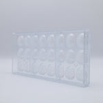 Chocolate World Patrick De Vries Polycarbonate Chocolate Mold by Patrick De Vries – ~1.18 x 1.18 x 0.71 in, 21 Cavities