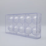 Chocolate World Melo Cake Pleated Polycarbonate Chocolate Mold – 1.24 in diameter x 0.57 in, 24 Cavities