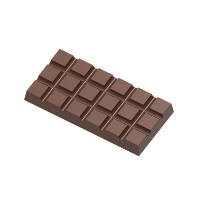 Chocolate World Tablet 3×6 Cubes Polycarbonate Chocolate Mold – ~4.72 x 3.15 x 0.39 in, 3 Cavities