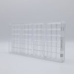 Chocolate World Tablet 3×6 Cubes Polycarbonate Chocolate Mold – ~4.72 x 3.15 x 0.39 in, 3 Cavities