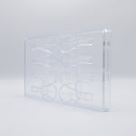 Chocolate World Guitar Polycarbonate Chocolate Mold – 2.20 x 0.98 x 0.57 in, 12 Cavities