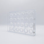 Chocolate World Imperador Polycarbonate Chocolate Mold – 1.14 in diameter x 0.71 in, 21 Cavities