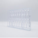 Chocolate World Bottle 22g Polycarbonate Chocolate Mold – Recto/Verso Double Mold, 5 Complete 3D Bottles