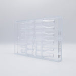Chocolate World Bottle 30g Polycarbonate Chocolate Mold – Recto/Verso Double Mold, 5 Complete 3D Bottles