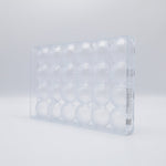Chocolate World Golf Ball Ø40mm Polycarbonate Chocolate Mold – Recto/Verso Double Mold, 6 Complete 3D Balls